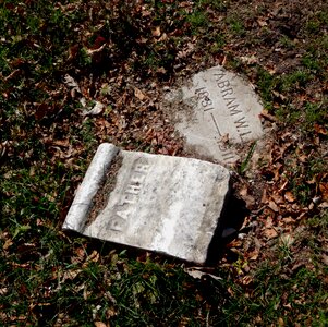 Graveyard memorial tombstone