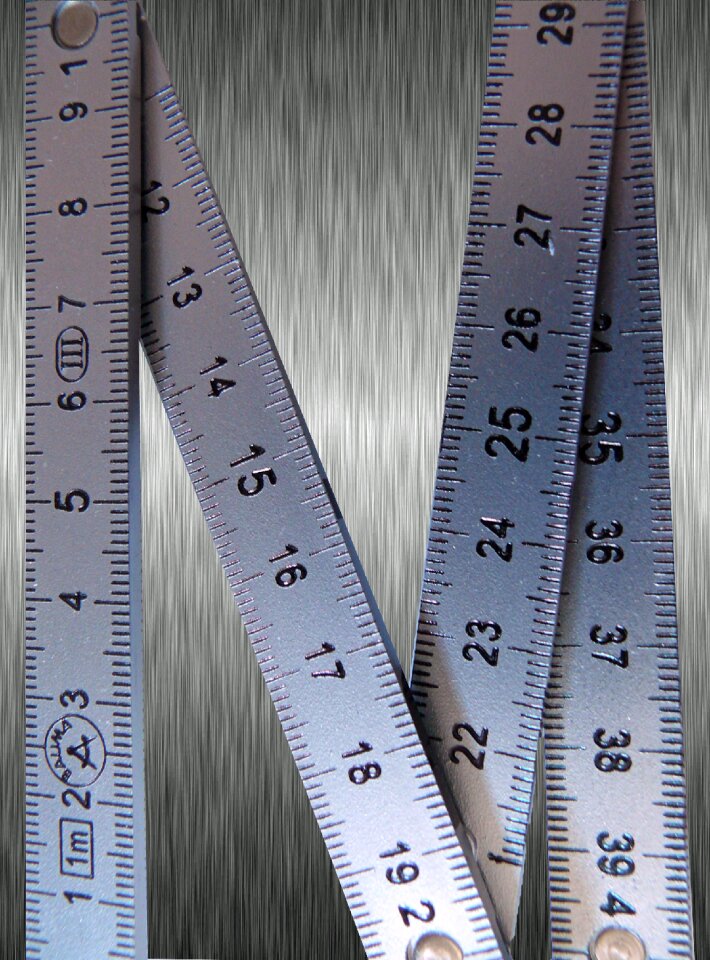 Unit of measure meter centimeters