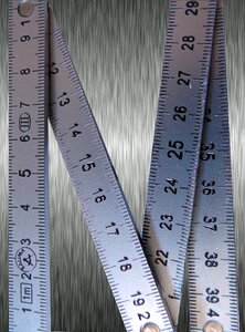 Unit of measure meter centimeters photo