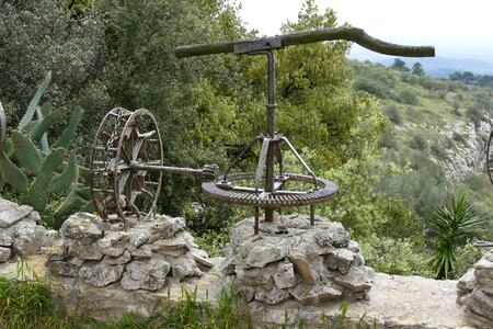 Rusted farm old