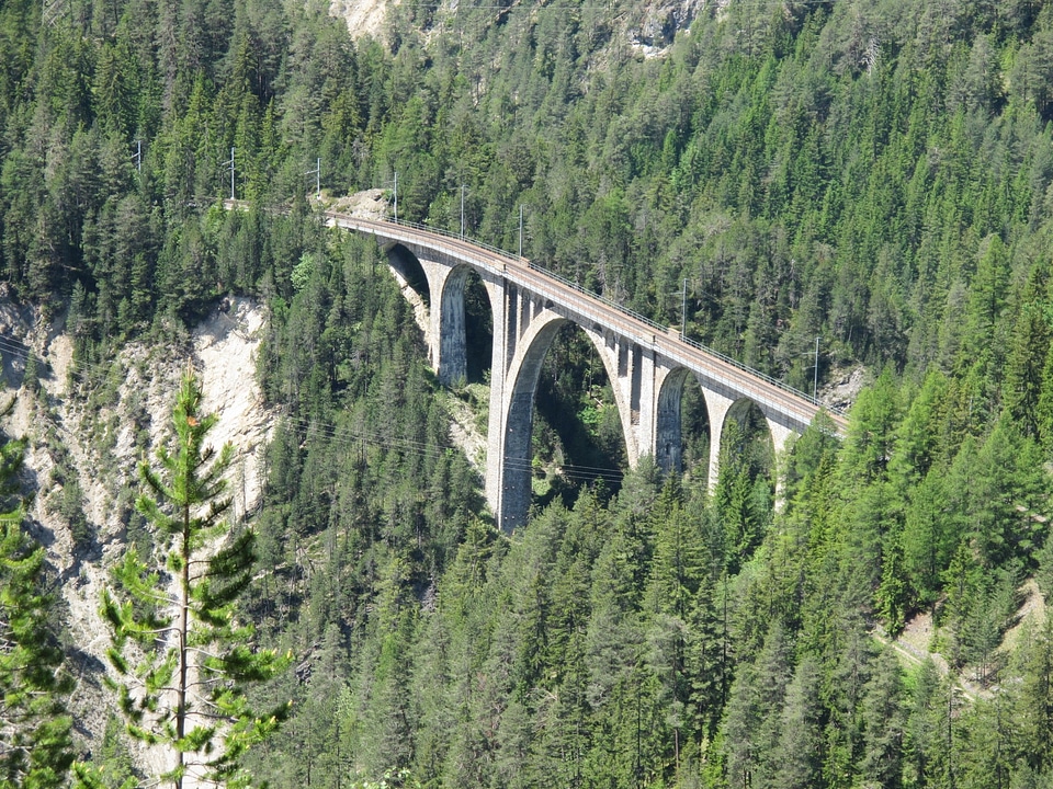 Viaduct rhaetian railways unesco