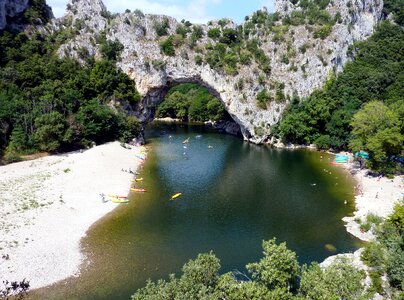 Ardeche gorge landscape nature
