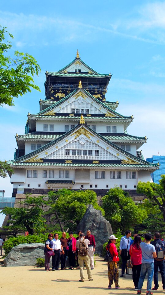 Osaka landmark asian style