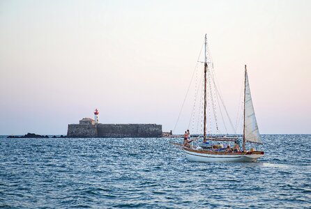 Seascape holiday boats photo