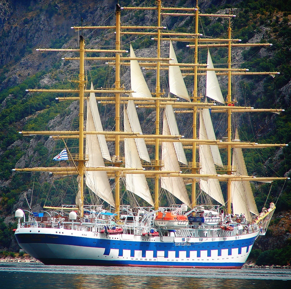 Boat sailing maritime