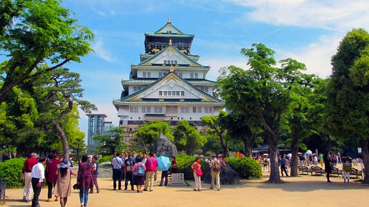Osaka landmark asian style