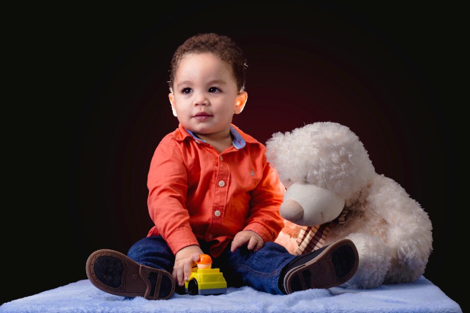 Child sitting small