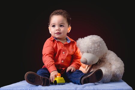 Child sitting small