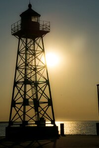 Lighthouse sea port