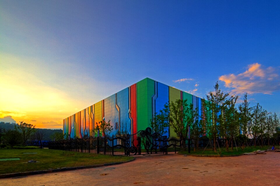 Changzhou play valley fantasy world sunset