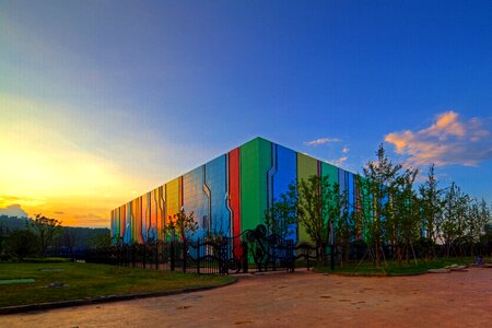 Changzhou play valley fantasy world sunset