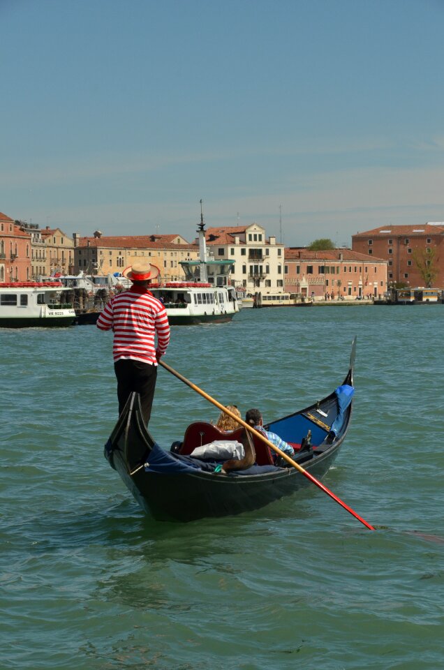 Gondolier boat boating