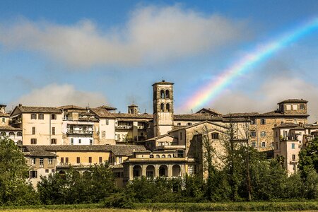 Rieti city rainbows