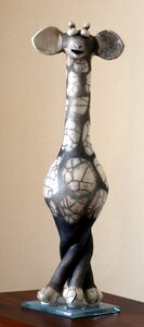 Pottery earth sculpture