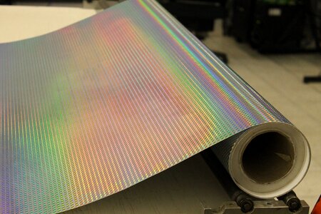 Vinyl reflective roll