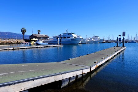 Bay pier yacht