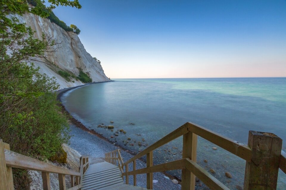 Coast nature blue sky