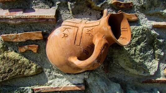 Wall pottery craft