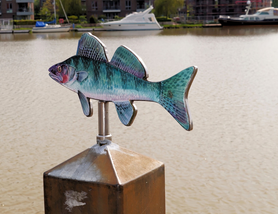 Metal port ornament