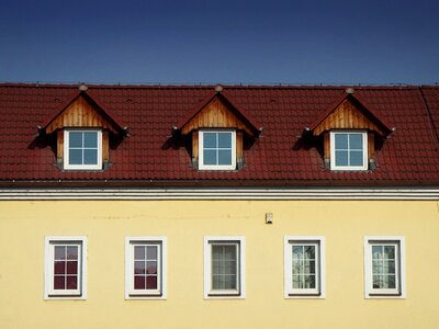 Architecture building attic