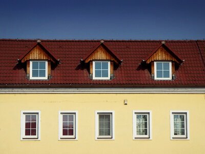 Architecture building attic photo