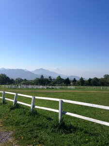 Ranch blue sky landscape