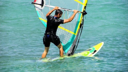 Water windsurf wind photo