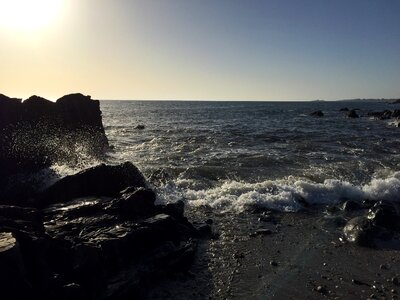Seaside nature maritime landscape
