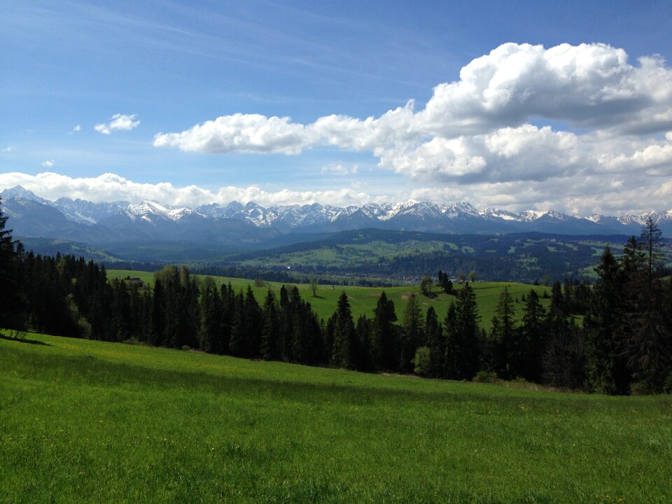 Mountains the high tatras landscape