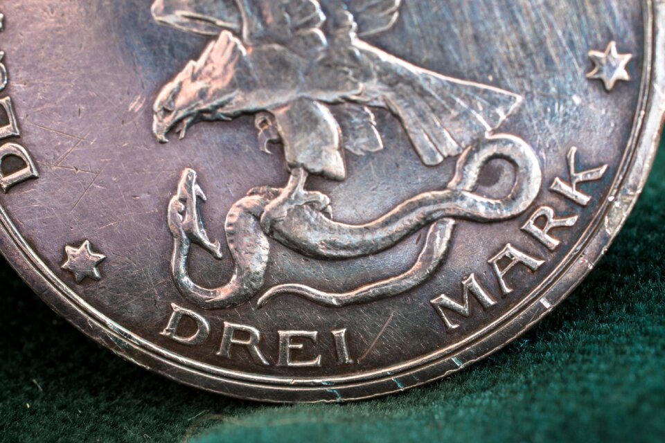 Reichsmark three historically