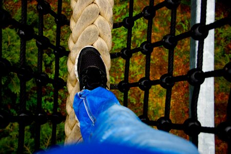 Shoe rope stand