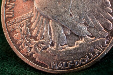 Half dollar dollar historically