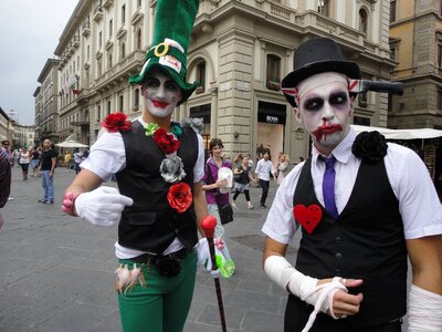 Street costume zombie