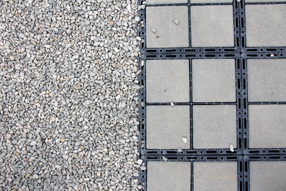 Slabs pebble square