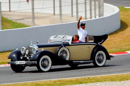 Car racing speed barcelona