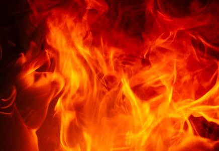 Flames fire censer
