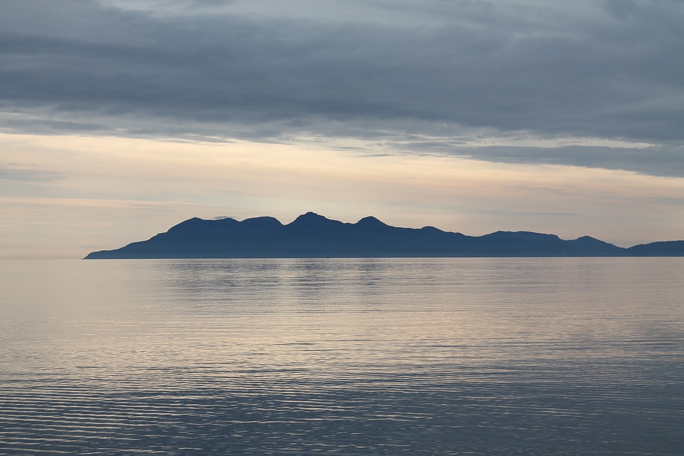 Hebrides sea island