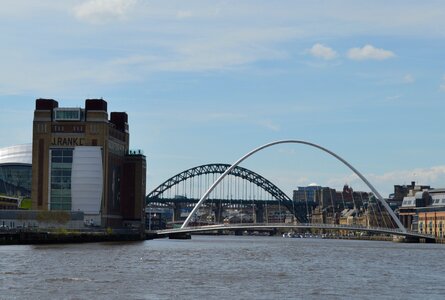 Newcastle bridges river tyne baltic photo