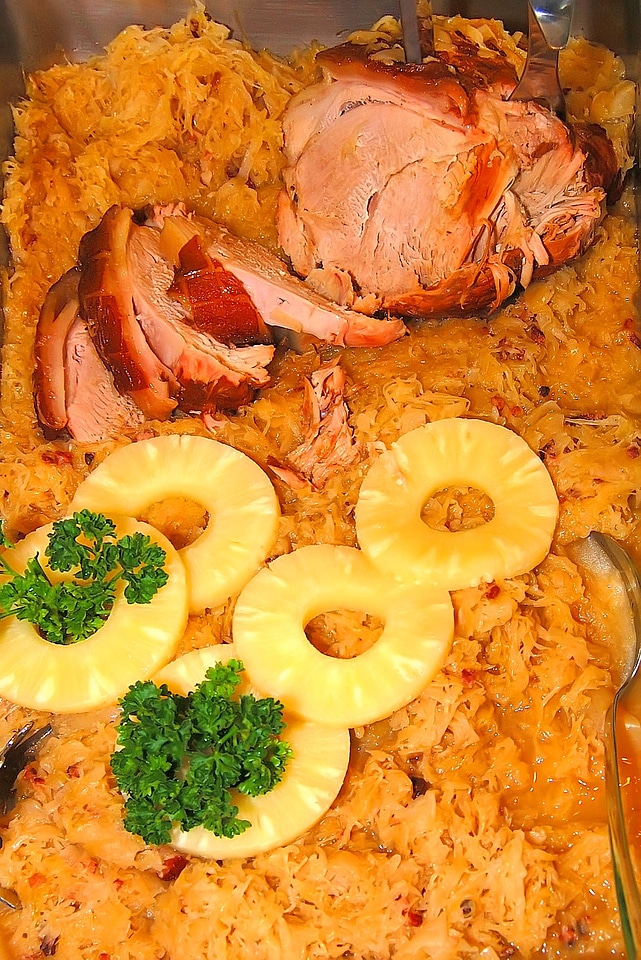 Sauerkraut pineapple food