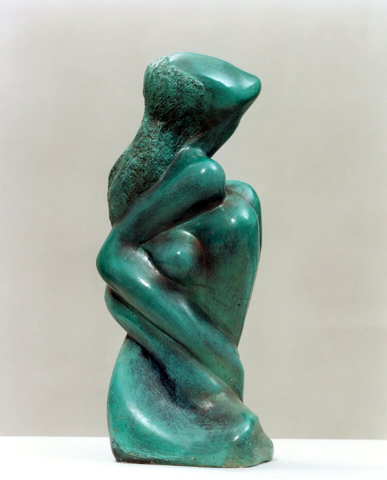 Statue spirituality green