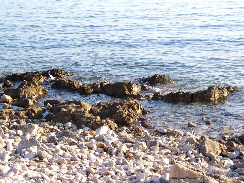 Mediterranean sun by the sea