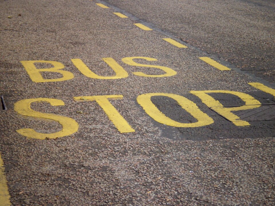 Asphalt font traffic