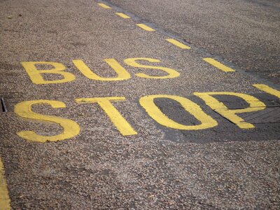 Asphalt font traffic