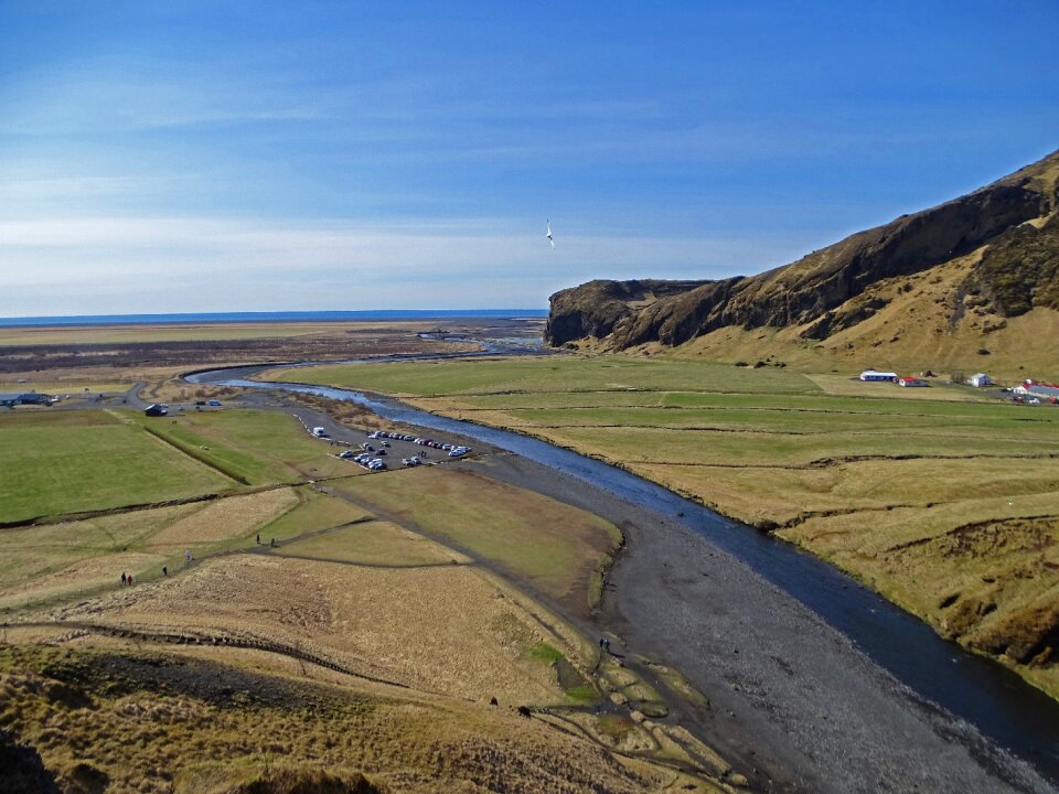 Sea mountain river