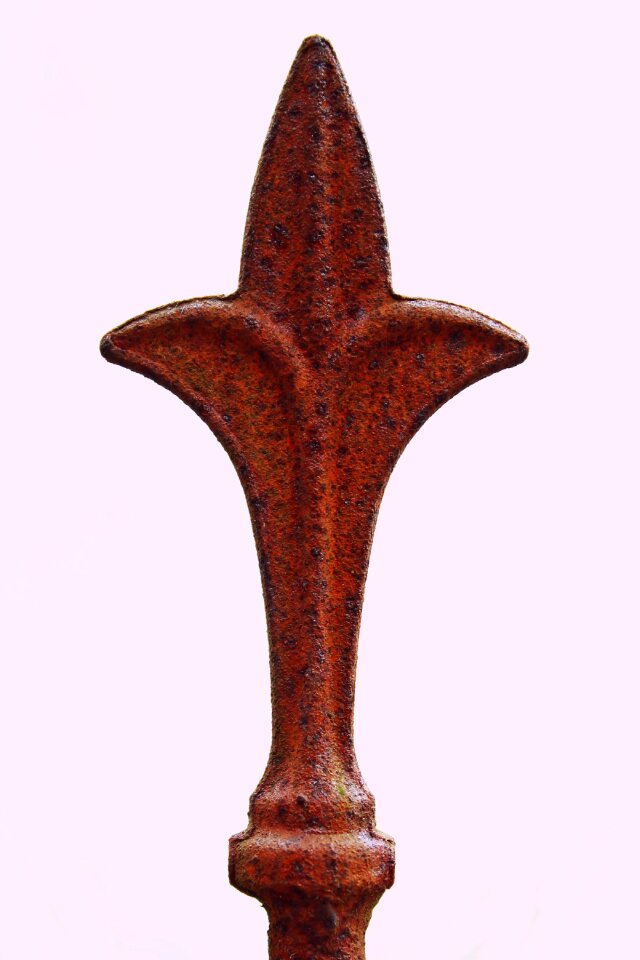Rust brown metal