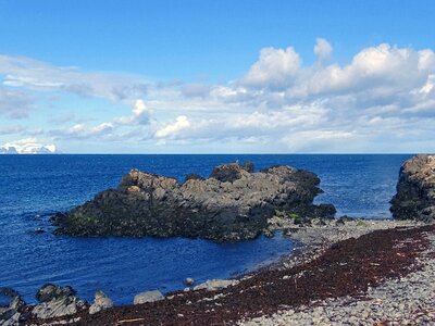 Ocean rock stones photo