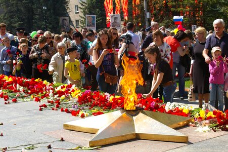Victory day obninsk the eternal flame