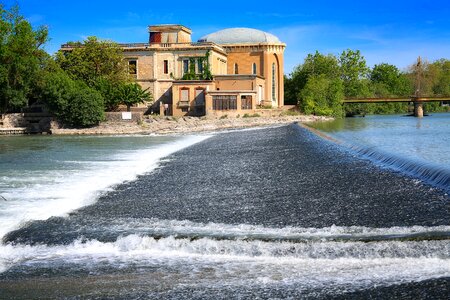 River whirlpool water courses photo