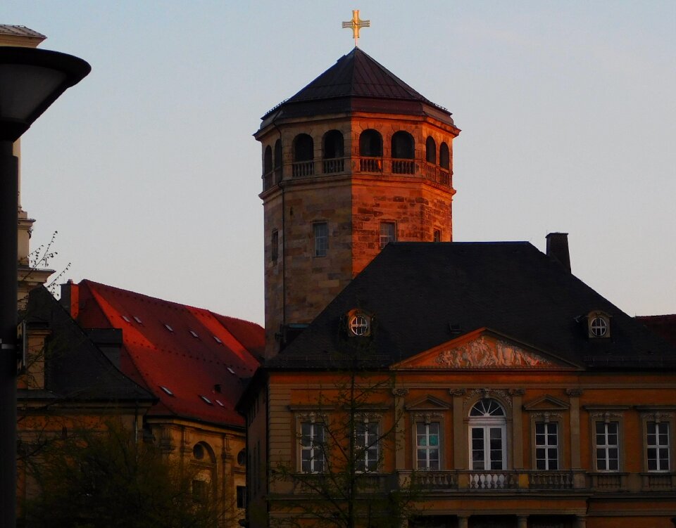 Building city view golden hour