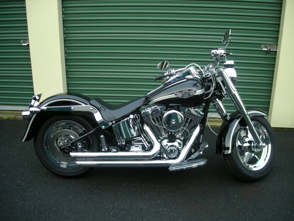 Fat boy motorcycle